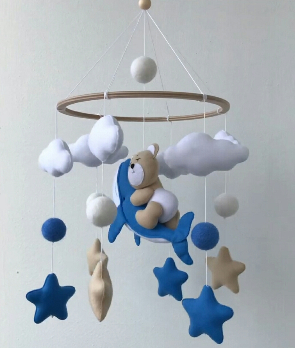 Baby Boy Cot Mobile Bear Cot Mobile For A Baby Boy