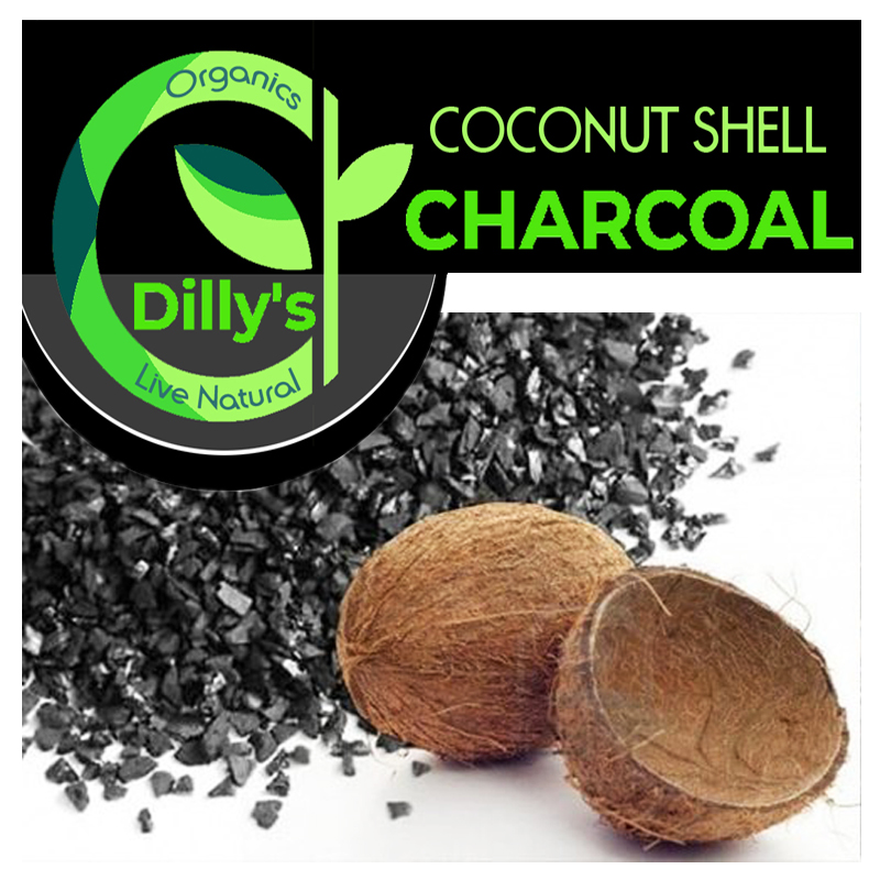Coconut Shell Charcoal Naturally Burnt  250g/500g. 