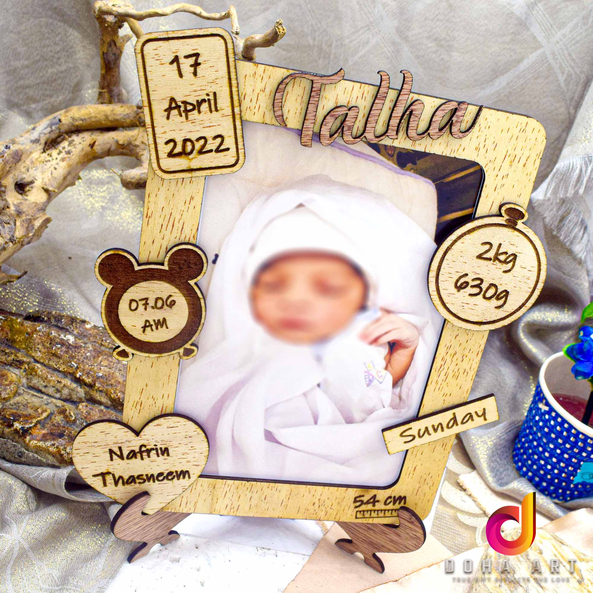Customized Name Wooden Photo Frame Lovers Choice Gift for Closest one, for Baby photo frame, wedding Anniversary gift frame.. 