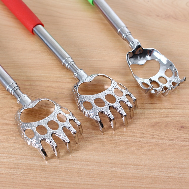 【WEJA】Back Scratcher Telescopic Scratching Backscratcher Massager Kit Back Scraper Extendable Telescoping Itch Health Products Hackle. 