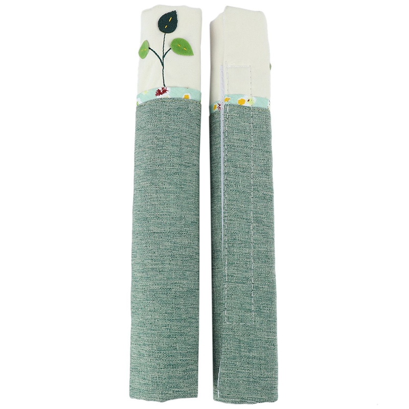 1 Pair Cotton Door Handle Covers Refrigerator Doorknob Cover Practical Double-Door Fridge Gloves Protector Home Kitchen Tools. 