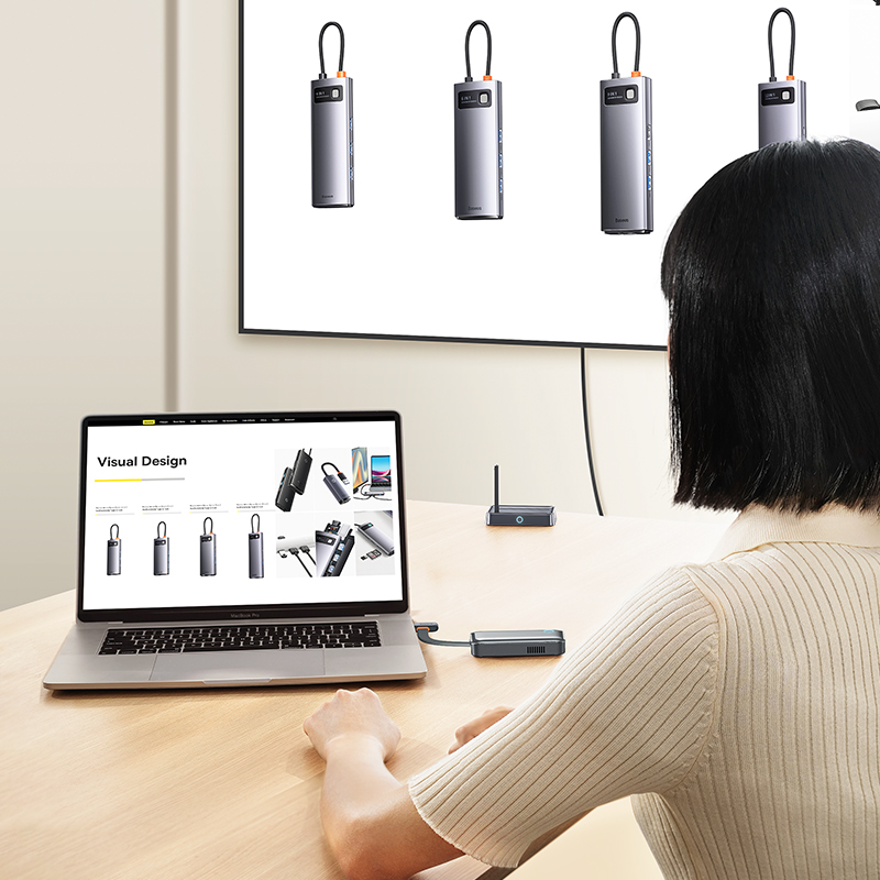 Baseus Transmitter and Receiver for Wireless HDMI 4K 30Hz Black 6 Months Warranty. 