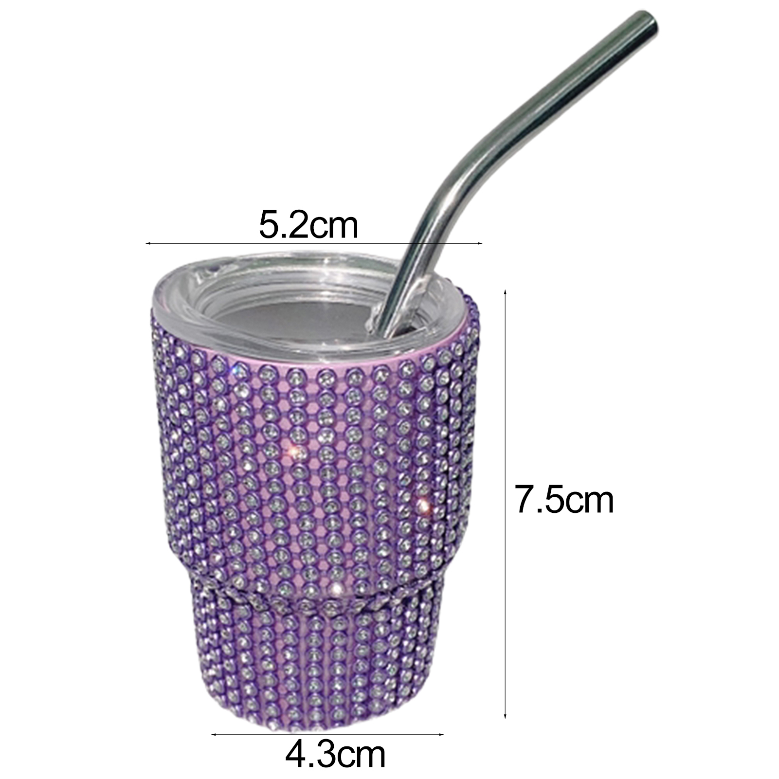 Straw Cup Sparkling Insulated Tumbler with Straw Leakproof Heat-resistant Water Cup Coffee Mug for Southeast Asian Buyers Coffee Cup. 