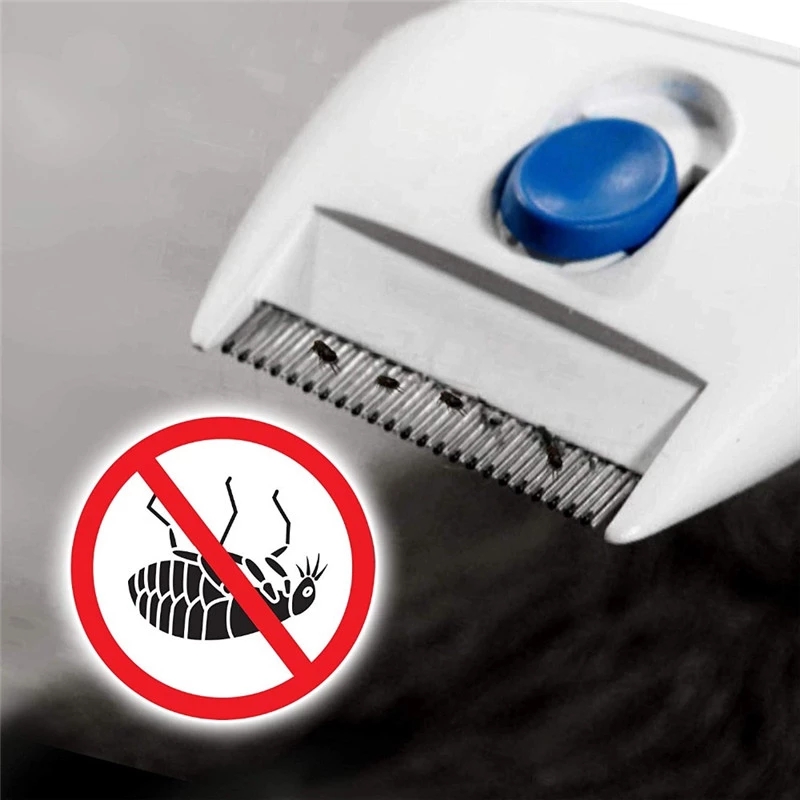 Flea Doctor Electric Comb-Great for Dogs & Cats Pet Brush Anti Tick Control |. 