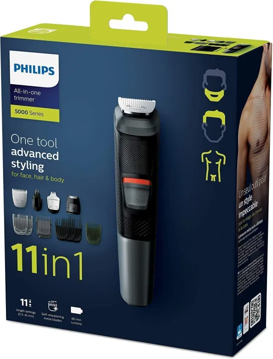 PHILIPS Multigroom Series 5000 11 in 1 Grooming Kit Face, Hair and Body - MG5730 trimmer for men: Buy Online at Best Prices in SriLanka PHILIPS Multigroom Series 5000 11 in 1 Grooming Kit Face, Hair and Body - MG5730 trimmer for men: Buy Online at Best Prices in SriLanka