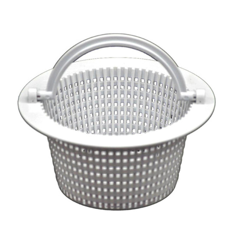 Swimming Pool Skimmer Replacement Basket with Handle, 4 Pack - Above Ground Pool Thru-Wall Skimmer Baskets. 