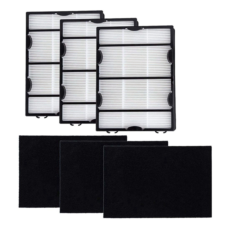 QUANBU 2 set HEPA Filter Replacement for Holmes HAPF600D, HAP615, HAP625, HAP650, HAPF600D-U3, HAP725, HAP750 Air Purifier. 