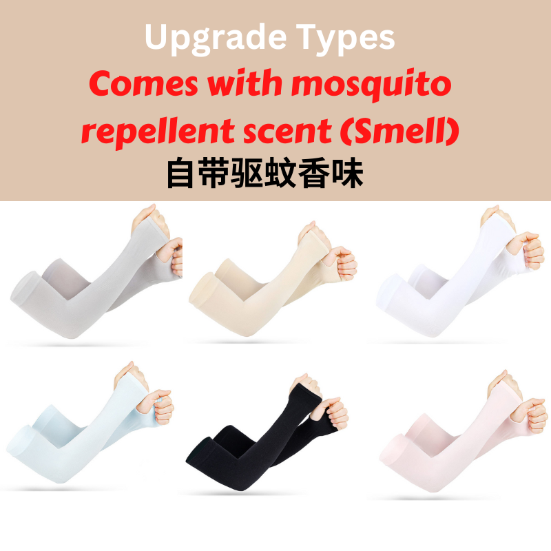 【WEJA】Unisex Korea Stretch Sport Sunscreen Gloves cuff Covers UV Protection Arm Hand Cooling Long Sleeves Cooler Sun Block Protect Skin Golf, Hiking, Cycling, Camping Outdoor Activities. 