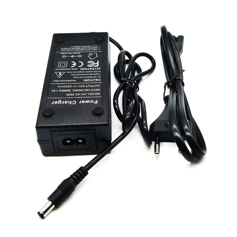 【wenfangdianpu】36V 42V 2A Charger Input Lithium Li-ion Charger 10S 36V Electric Bike. 