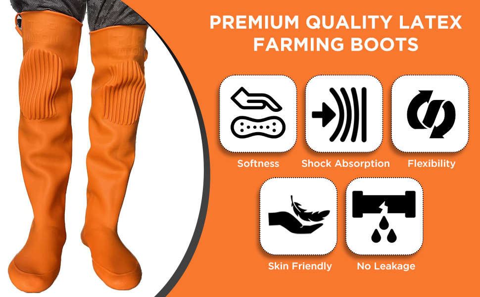 Farming Boot Rubber Boots Farmer Safety Paddy Shoes Home Gardening Agriculture. 