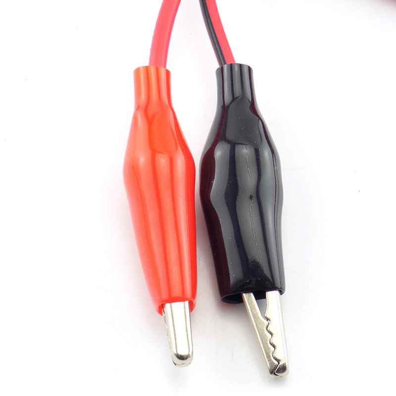 【FOOT SOFA】1M Alligator Clips Test Lead Double Head Crocodile Clip Roach Electrical DIY Clip Test Lead Jumper Wire Clips Crocodile Cable. 