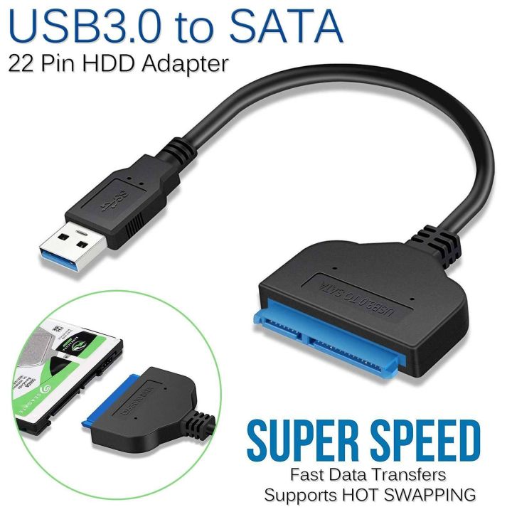 USB 3.0 to SATA Adapter 2.5  Inches External HDD ,Laptop HDD, SSD Hard Drive. 
