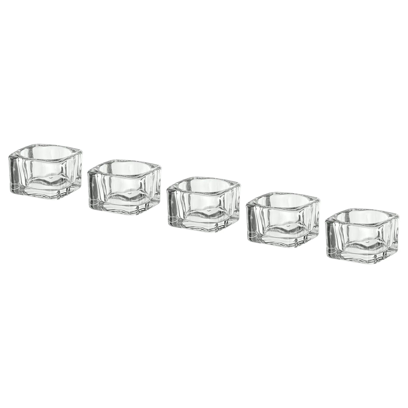 IKEA GLASIG Tealight Holder Set (5 pieces)