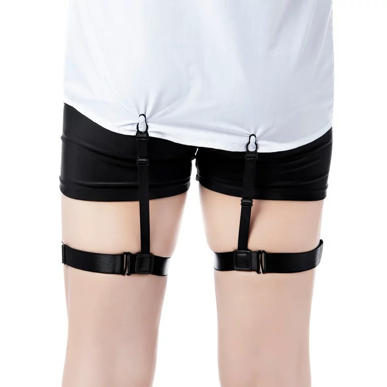 Pair of Unisex Garter Suspender Shirt Stay Clip Dress Shirt Holder Straps Non-Slip Shirt Clip Shirt Stays Shirt Holder Men Dress Shirt Garter Stays Keep Tuck Non-Slip Clips Non-Slip Locking Clamps Garter Straps Suspenders Anti Slip Shirt Pull Down Shirt. 