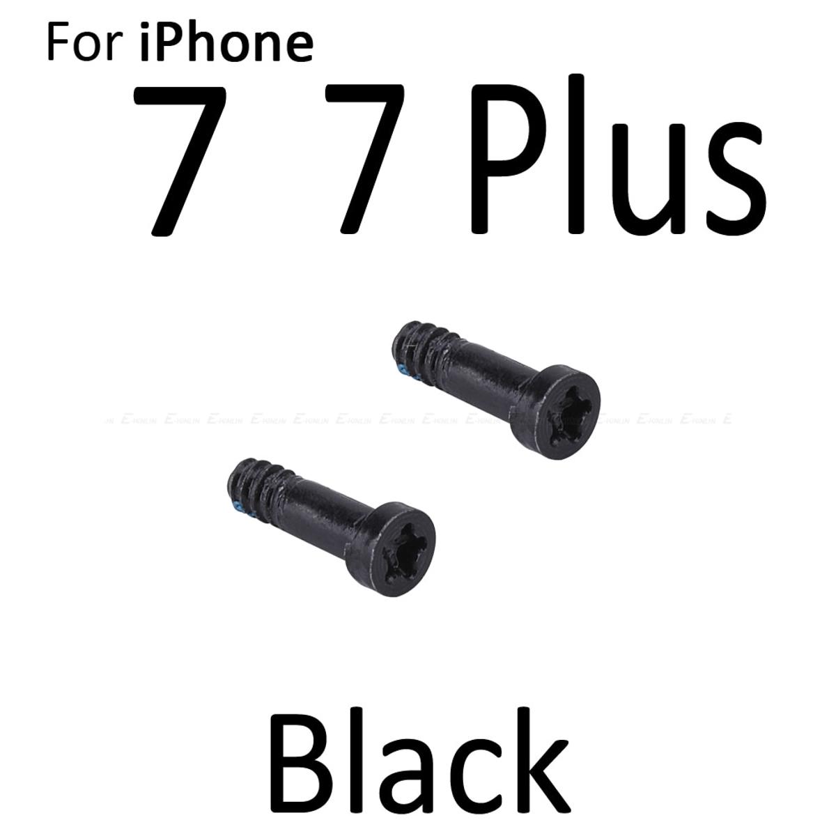 10pcs Back Cover Dock Connector Screw For iPhone 4 4S 5 5S SE 5C 6 6S 7 Plus Torx 5 Star Bottom Screws Accessories