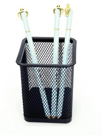 Office School Desk Organizer Pencil Pen Holder Makeup Storage Box Stand