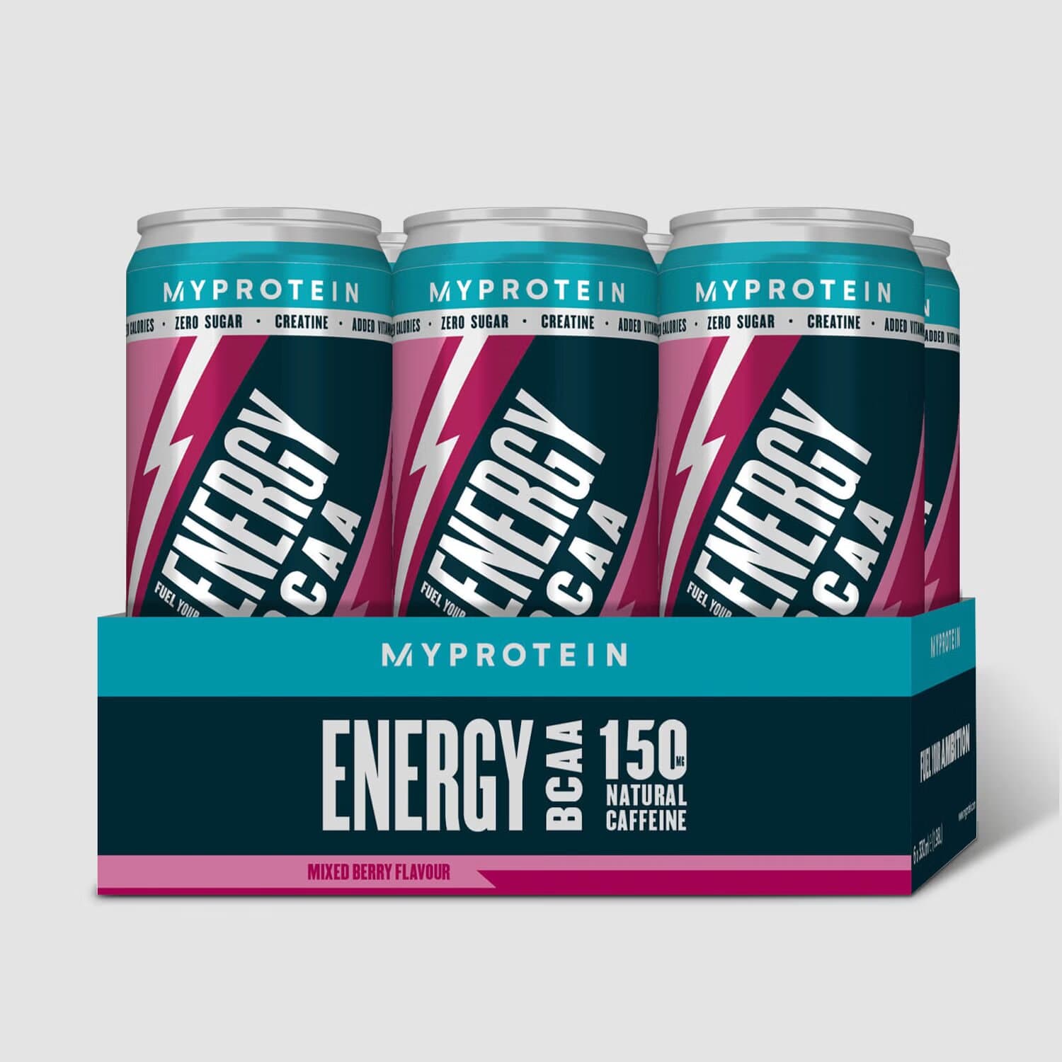 MyProtein BCAA Energy Drink Mixed Berry 330ml Can