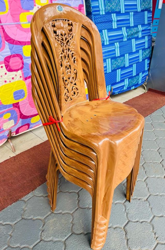 Plastic chair 6 pcs set nippon armless quality furniture bulk pack dining chair veranda chair hotel chair. 