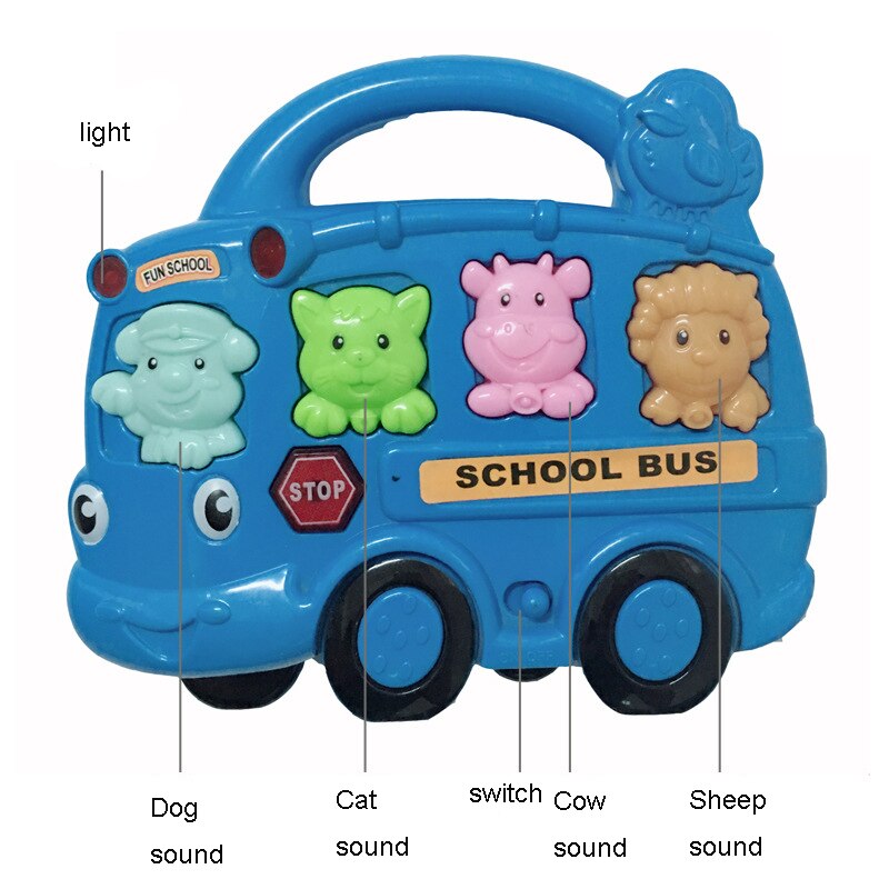 【World Supermarket 2021】children's steering car key remote control sound light effect music baby educational toys gifts boys and girls. 
