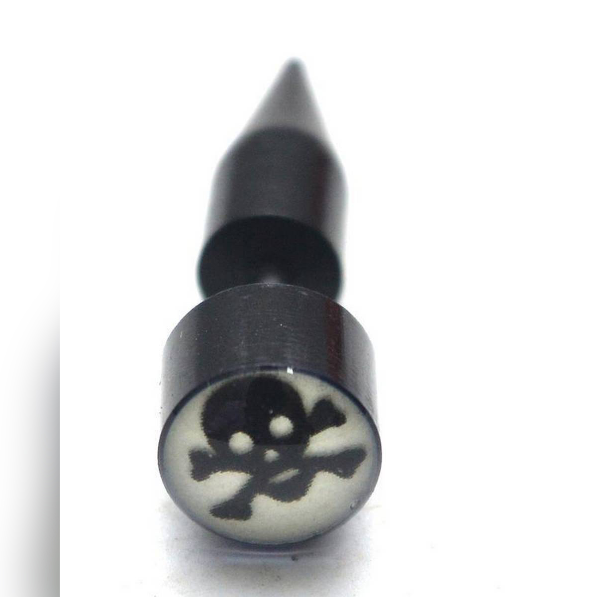 Men's Black Earring Radium