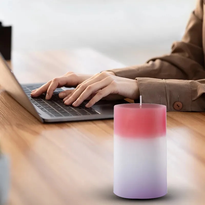 Mood Magic Colour Changing Wax Candles Romantic Real Flame with Colour Changing. 