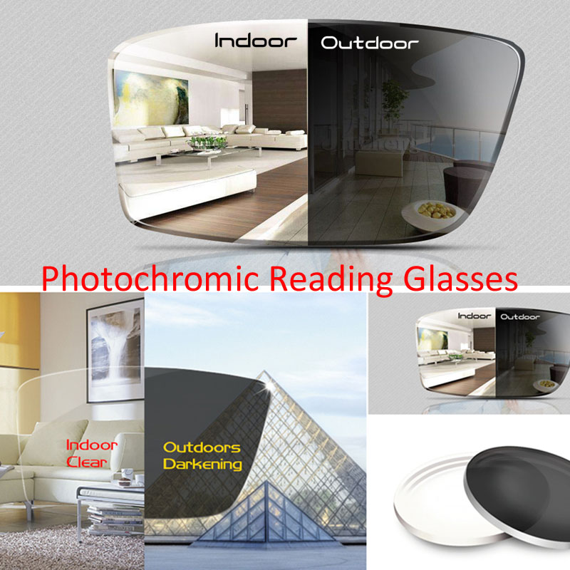 xin New Adjustable Vision Bifocal Transition Photochromic Progressive Reading Glasses Multifocal Eyeglasses UV400 Sun glasse mountain climbing. 