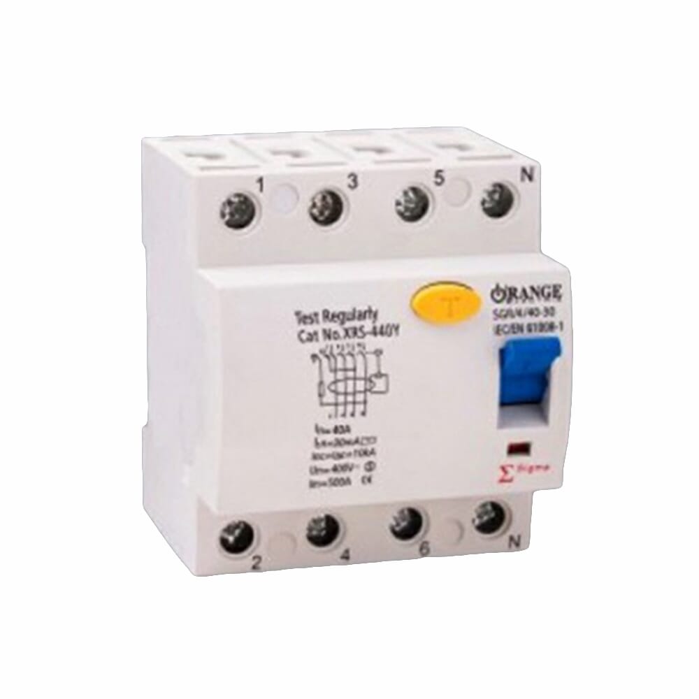 63A 4 Pole Sigma Rccb Orange 30Ma | Daraz.lk
