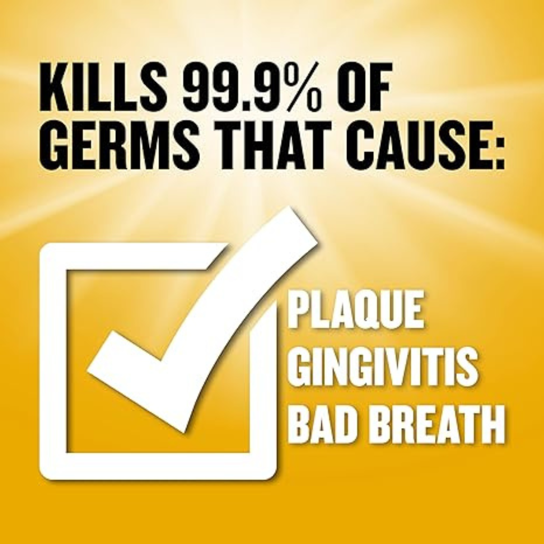 Listerine Mouthwash Oral Care  to Kill 99.9% of Germs That Cause Bad Breath 500ml 250ml. 