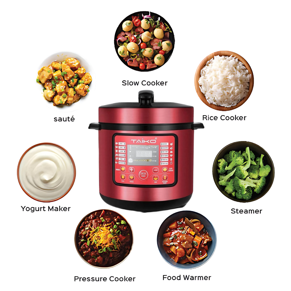 TAIKO Multi Pressure Cooker 6L/2.8l - PRO6000. 