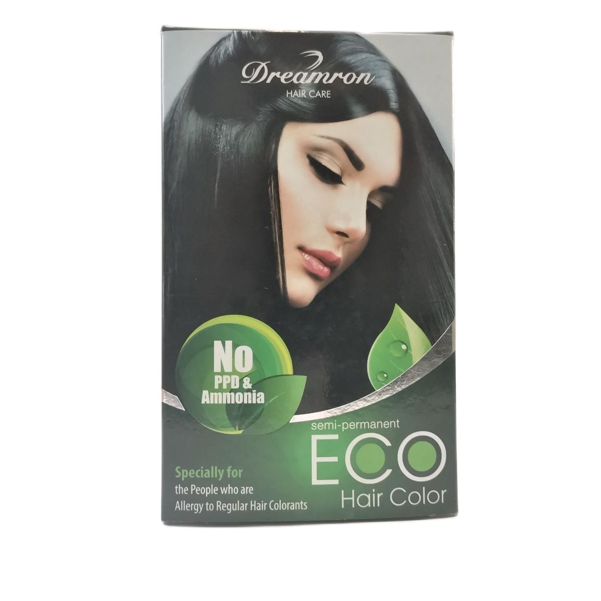 Dreamron No PPD Non- Allergic Semi Permanent Herbal ECO Hair Color (15gX4=60g). 