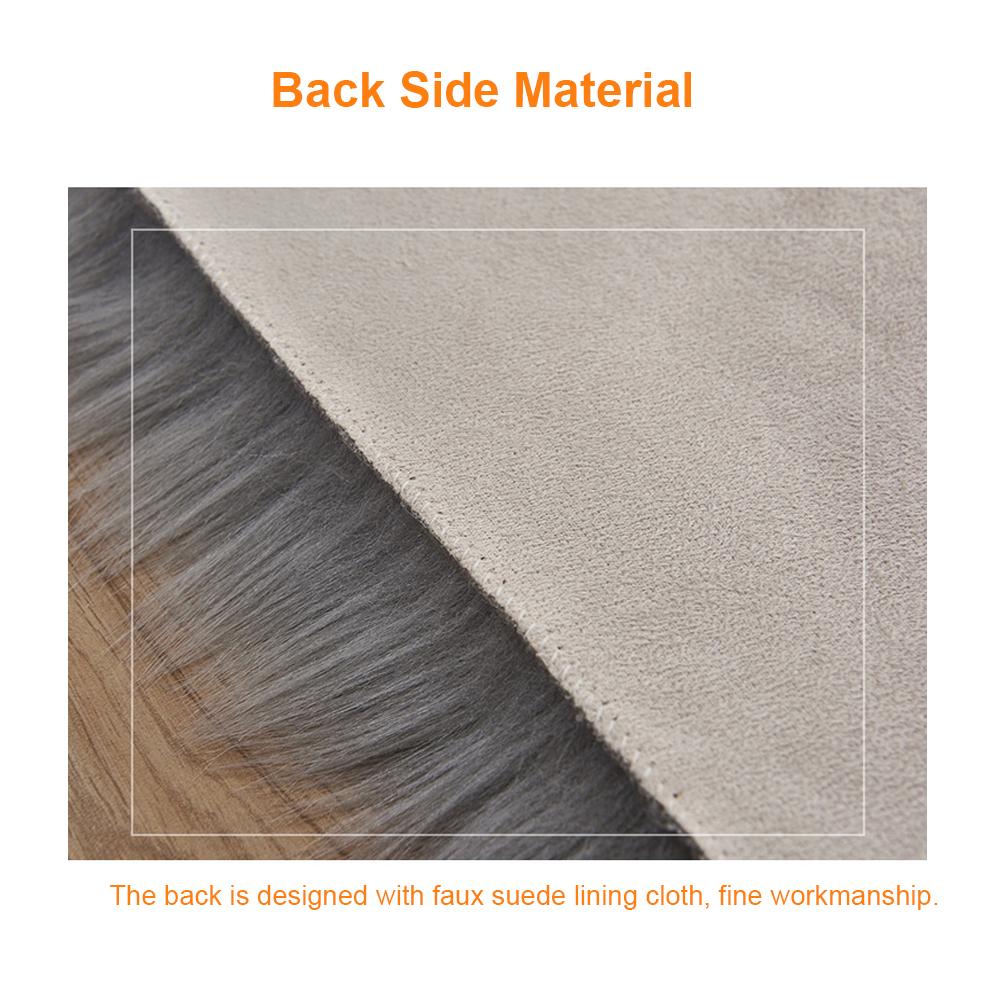Long Plush Ultra Soft Fluffy Rugs Rectangle Shape Faux Sheepskin Wool Carpet Rug for Living Room Bedroom Balcony Floor Mats. 