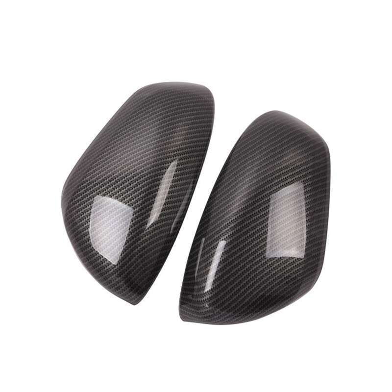 (UKYF) for 2017-2020 MG ZS Carbon Fiber ABS Side Rear View Mirror Cover Trim Stripe Accessories. 