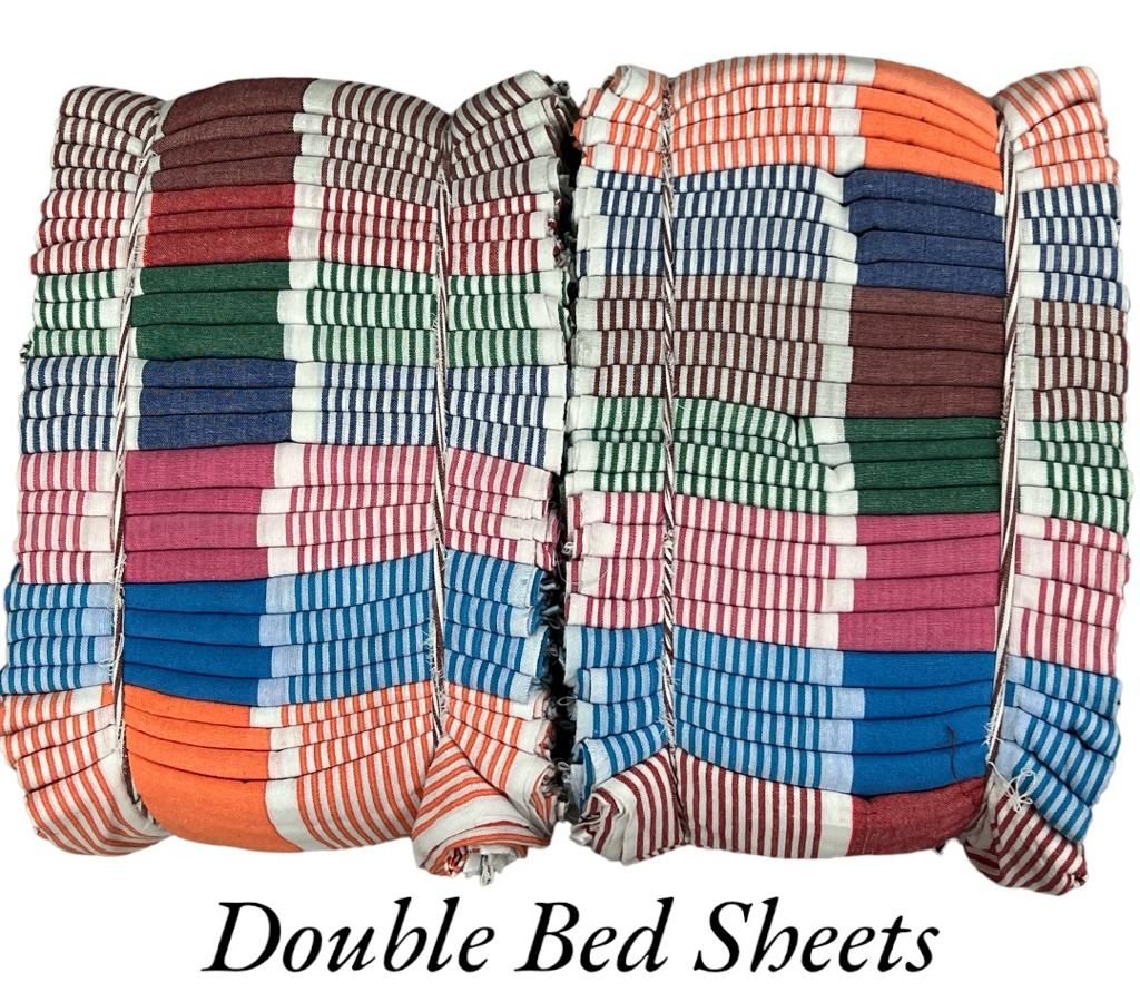 Handloom bedsheets 100% pure cotton Single and double. 