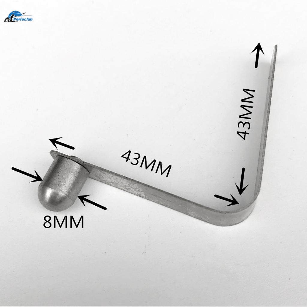 6 lot 8mm Spring Snap Clips Tent Pole Clips Button Awning. 
