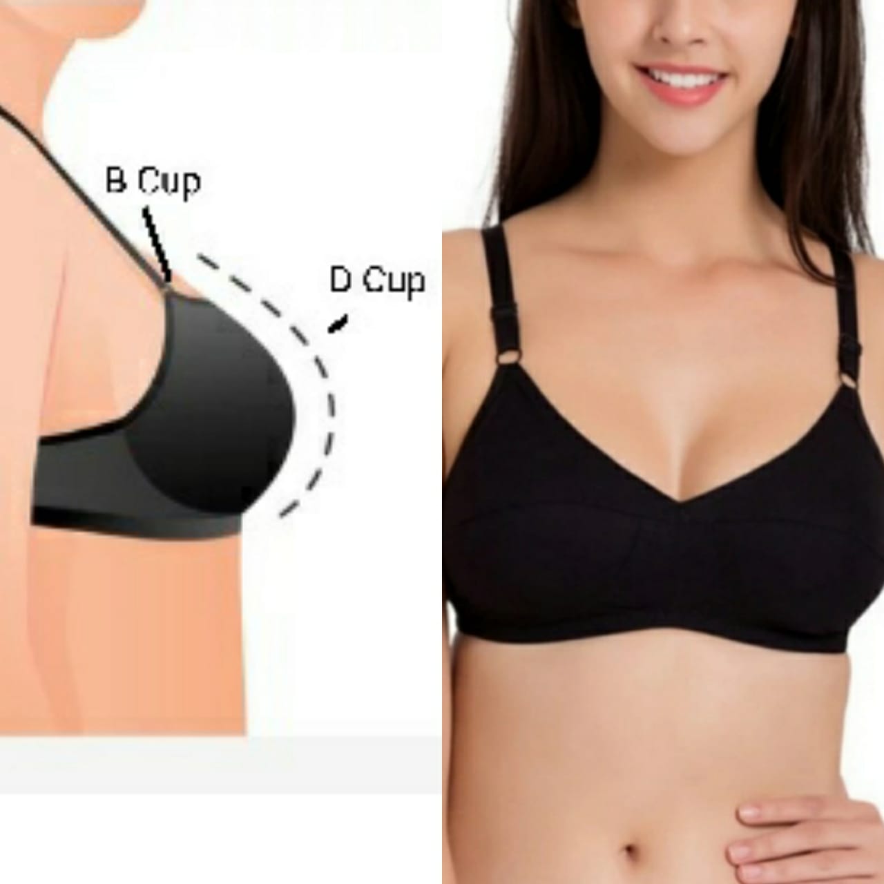 Women's Full Figure Plus Size Push Up MagicLift Original Wirefree