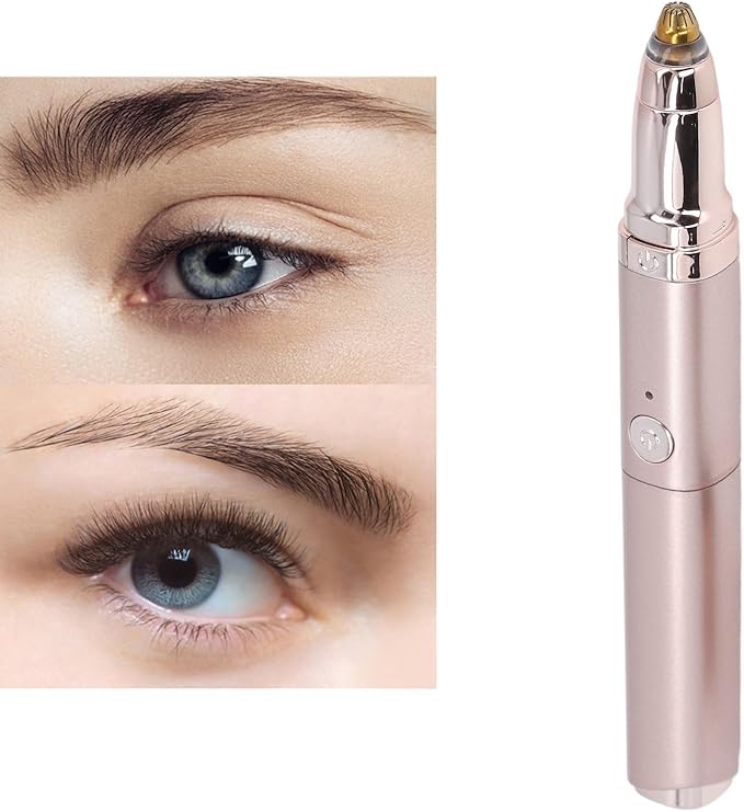 Safe to Use Eyelash Curler Usb Rechargeable Electric Eyelash Curler Trimmer Quick Heating 2-in-1 Multifunctional Tool for Perfectly Curled Lashes Groomed Brows Portable Easy to Use. 