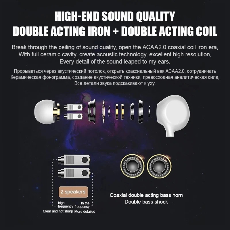Type C / 3.5 mm Wired Earphone For Samsung Galaxy S23 S21 S22 Ultra Plus A54 A34 A53 A53 Accessories. 