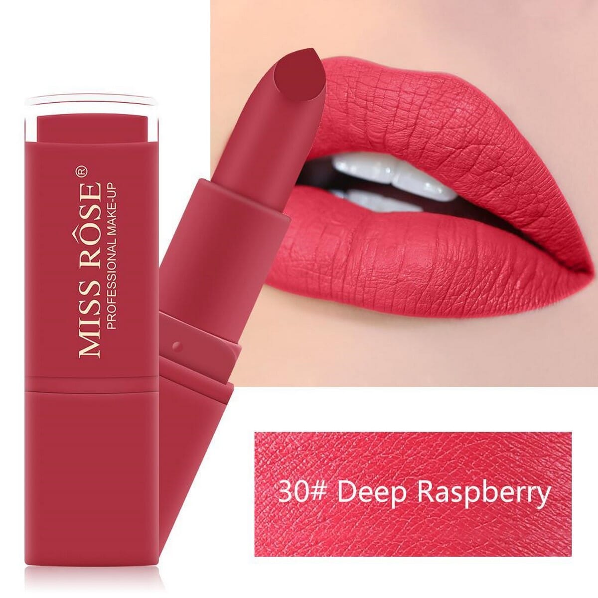 miss rose creme matte lipstick