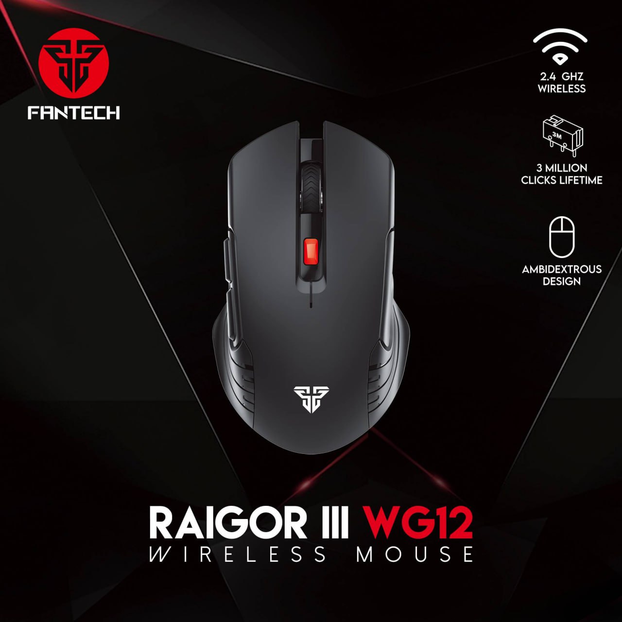 FANTECH RAIGOR III WG12 Wireless Mouse. 