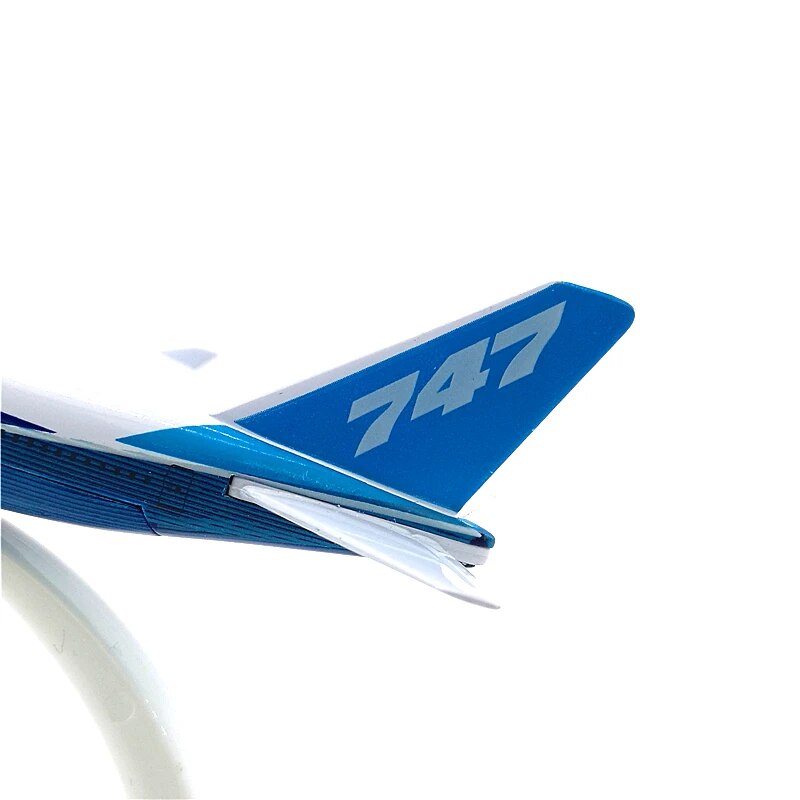 16cm Boeing 747 Prototype Plane Model Toys Aircraft Alloy Model  B747 Airplanes Collection Display. 