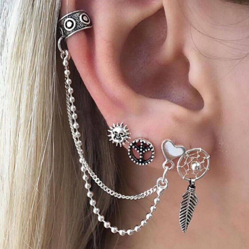 punk earring set