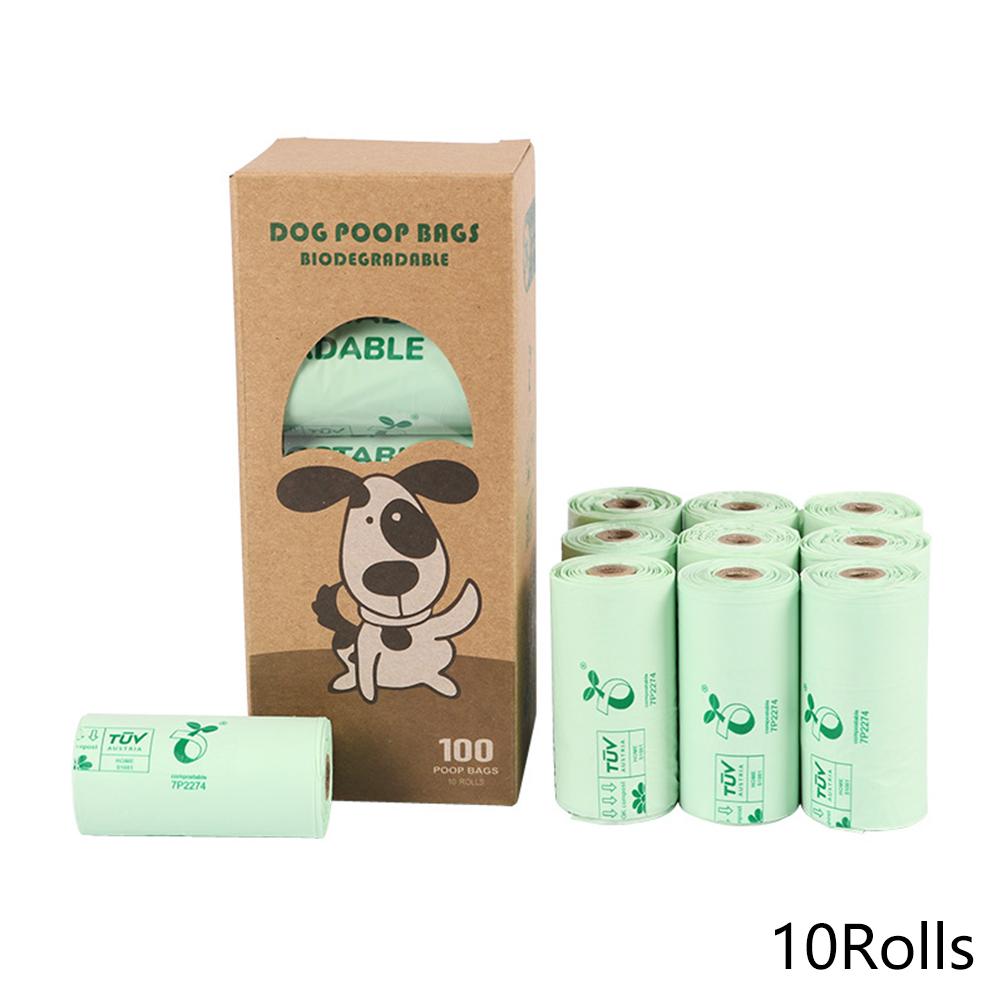SF Degradable Corn Starch PLA Biodegradable Pet Garbage Bag Compostable Outdoor Clean Box Waste Bag Vest Style Cat Dog Poop Trash Bags Outdoor Pets Pick up Tools Pet Accessories. 