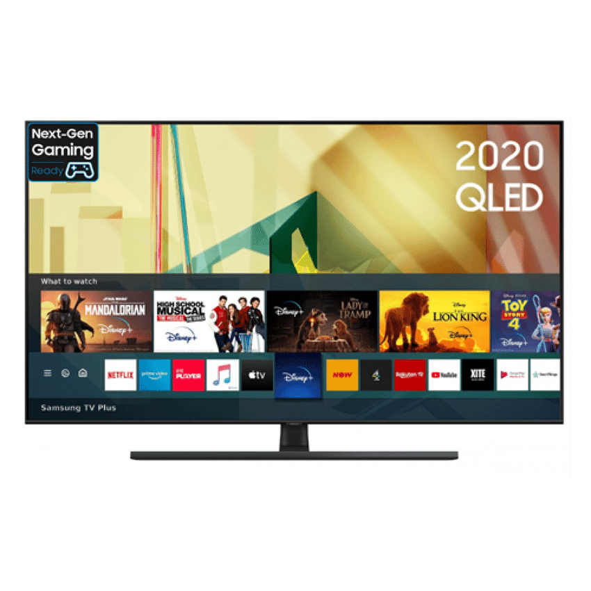 Samsung 55 Q70T Qled Smart Hdr10+ Flat Tv (2020) With 1 Year Warranty. 