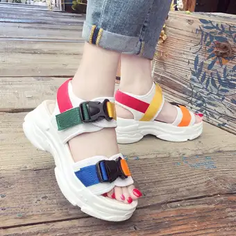 korean platform sandals