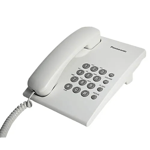 Panasonic / Phone / Corded Phone / Landline Phones / Mobile / Panasonic KXTS500MX Single Line