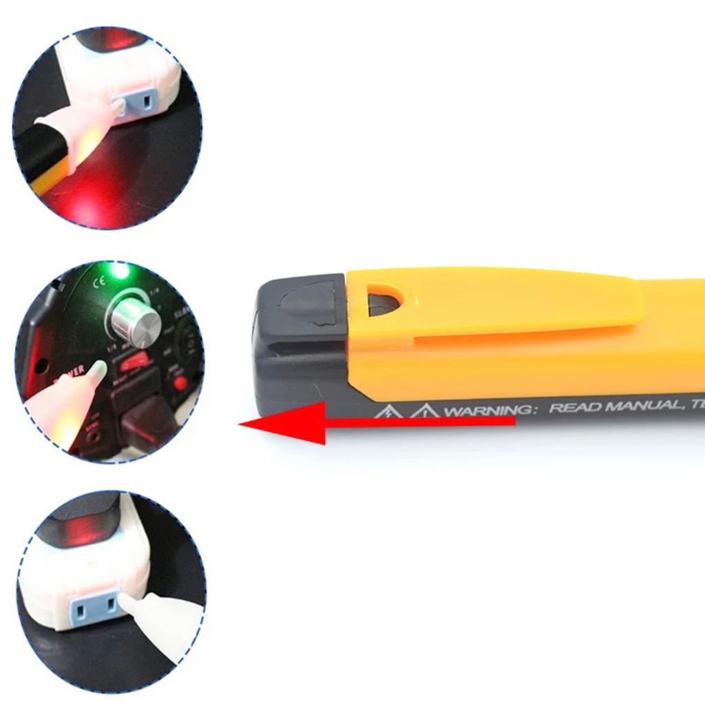 Voltage Tester Pen 90-1000 VAC / AC Power Outlet Voltage Detector Sensor Tester Pen LED light. 