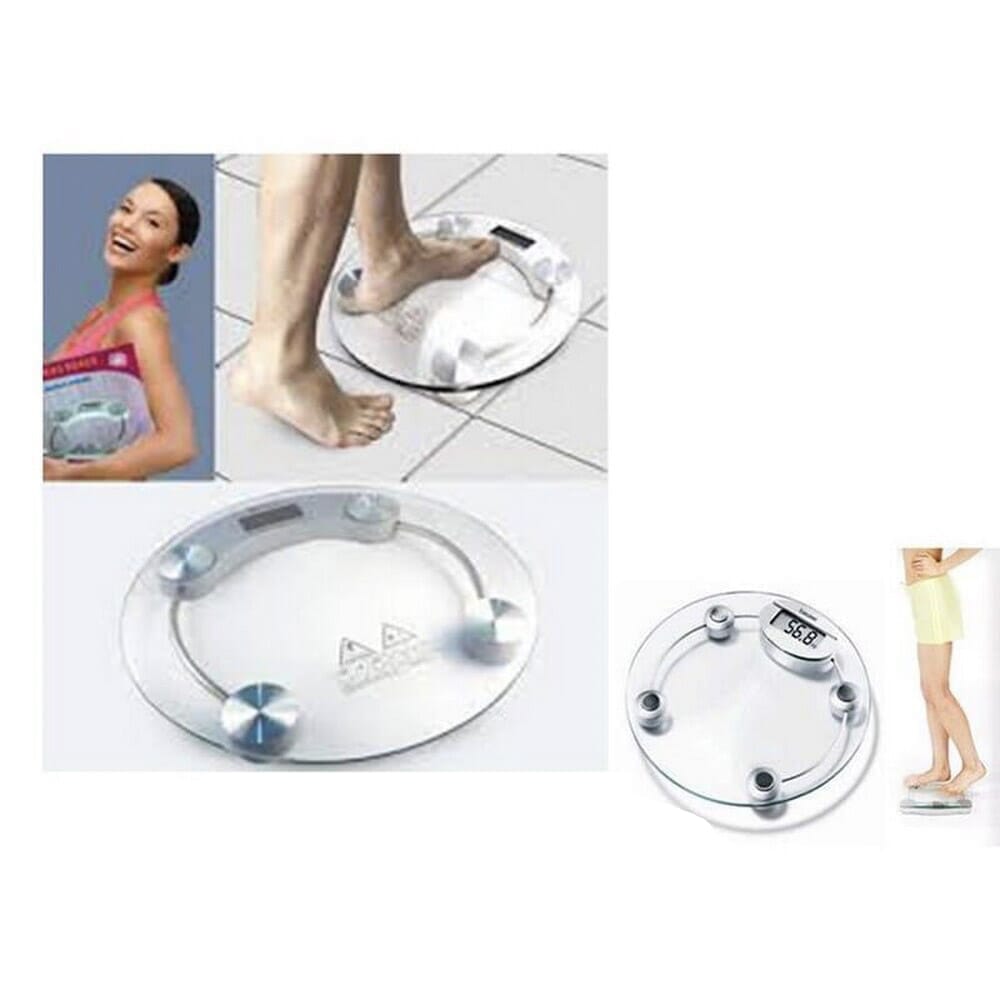 Weight Scale Toughened Glass Electronic Digital Body Scales  Bathroom Gym Smart Scales LCD Display Body Weighting Digital Weight Scale. 