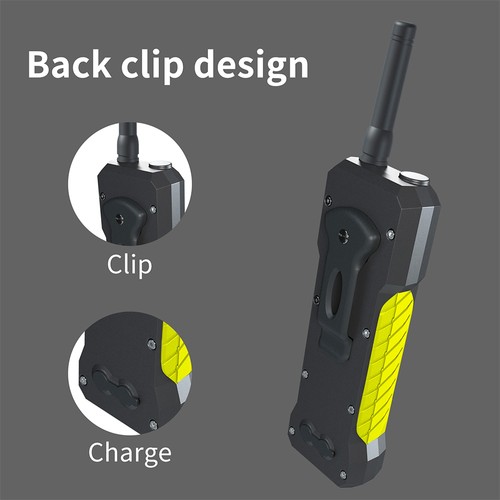 T10 Electric Dog Training Device Collar Wireless Remote Control LCD Display Waterproof USB Rechargeable with Flashlight - Black. 