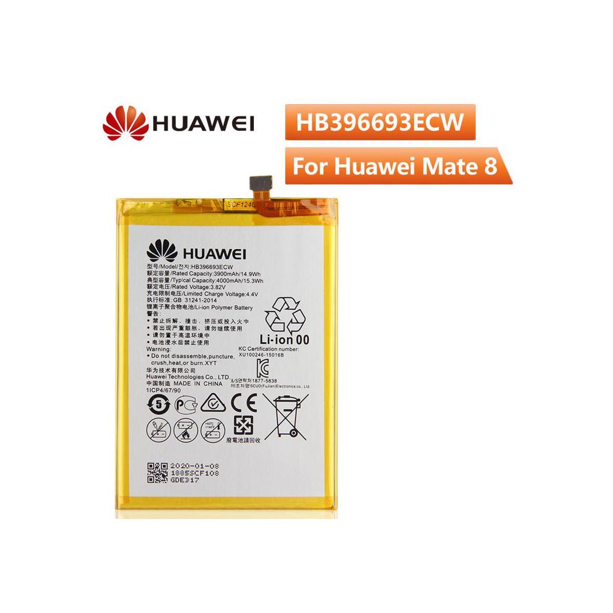 Huawei Mate 8 Battery HB396693ECW    4000mAh  Huawei Huawei Replacement Phone Battery For Huawei Mate 8 Mate8 NXT-AL10 NXT-DL00 NXT
