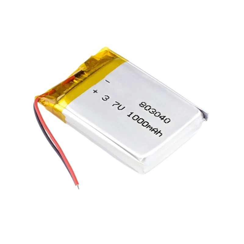 803040 3.7v 1000mAh Li-ion Li-Po Cells Lithium Polymer Rechargeable Battery For Bluetooth GPS MP3 MP4 Recorder